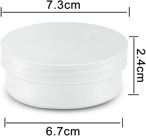 20Pack Round Clear Frosted Plastic Bead Storage Containers Box Case with Screw Top Lids,Cylinder Stackable Bead Containers for Make Up,Eye,Pills,G...