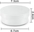 20Pack Round Clear Frosted Plastic Bead Storage Containers Box Case with Screw Top Lids,Cylinder Stackable Bead Containers for Make Up,Eye,Pills,G...