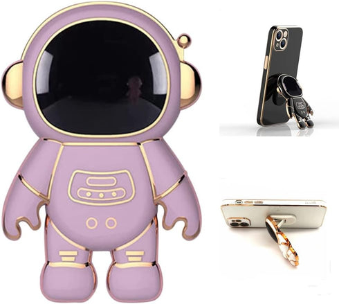 Cute Phone Stand Holder Astronaut Foldable Cell Phone Kickstand for Desk,Creative Phone Ring Compatible All Phones and Tablets for Girls Women,Adj...
