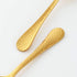 Coffee Spoon Stainless Steel Small Espresso Spoons Gold, BUY&USE 5-Inch Teaspoon Hammered Surface Dinnerware Set of 12...