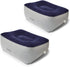 STYDDI Inflatable Foot Rest Pillow, 2 Pack Portable Inflatable Leg Rest Pillow, Travel Footrest Pillow for Airplane, Train, Car, Home, Office (Gre...