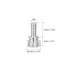 uxcell Knurled Thumb Screws, M4x10mm Brass Shoulder Bolts Grip Knobs Fasteners, Nickel Plated 5Pcs...