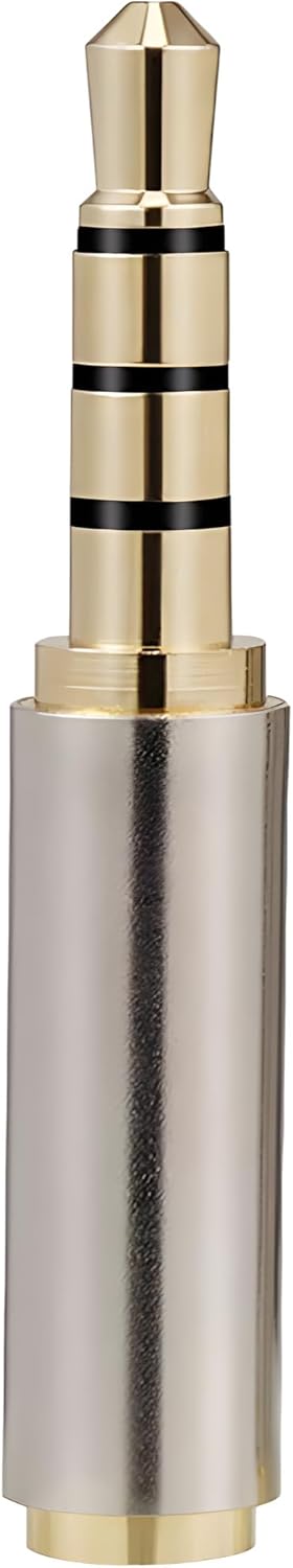 JacobsParts 3.5mm Male to 2.5mm Female Stereo Audio Headphone Jack Adapter Converter, Gold Plated......