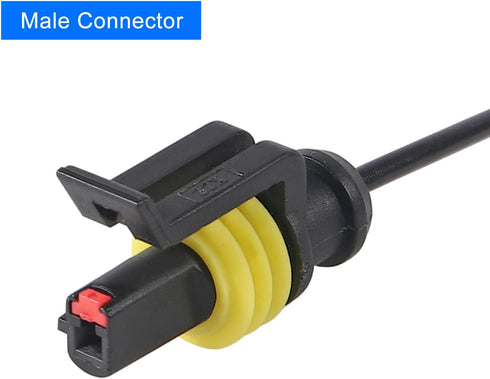 AITRIP 10 Kit 1 Pin Connector,Way Car Waterproof Electrical Connector,1 pin Plug Auto Electrical Wire Connectors with Wire 16 AWG Marine for Car, ...