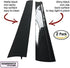 Capparis Kitchen Silicone Stove Counter Gap Cover, Easy Clean Heat Resistant Wide & Long Gap Filler, Seals Spills Between Counter, Stovetop, Oven, Washer & Dryer, Set of 2 (25 Inches, Black)