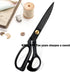 CLOTHING DESIGNER LEATHER SEWING TAILOR SCISSORS 10 INCH CUTTING...