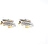 Fish 2 Tone Pair Fishing Cufflinks in a Presentation Gift Box & Polishing Cloth...