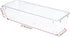 4 PCS Clear Plastic Drawer Organizer, Desk Drawer Divider Organizers and Storage Bins for Makeup, Jewelry, Gadgets for Kitchen, Bedroom, Bathroom,...