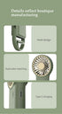 Mini Portable Fan Powerful Handheld Fan Rechargeable,3 Speeds Personal Small Hand Fan Desk Fan with Hook Small Personal Desk Fan for Women Men Gir...