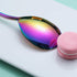 Berglander Rainbow Salad Server Set, Stainless Steel Salad Serving Set with Titanium Colorful Plating, Salad Servers, Salad Spoon, Salad Fork, Pac...