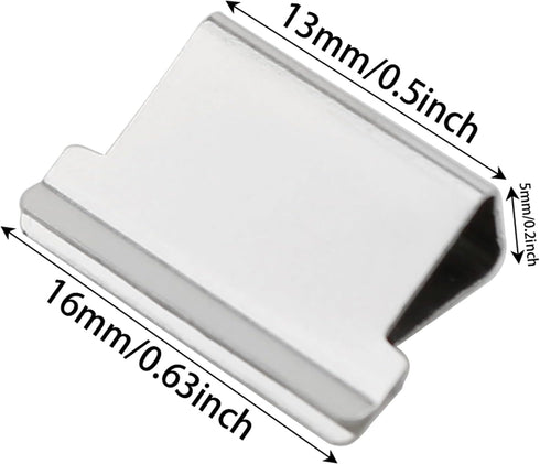 100PCS Paper Clip Dispenser Refill Clip Reusable Metal Clip Silver Loose Leaf Binder for Binding Document and Storing Question Paper and Photograp...
