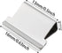 100PCS Paper Clip Dispenser Refill Clip Reusable Metal Clip Silver Loose Leaf Binder for Binding Document and Storing Question Paper and Photograp...
