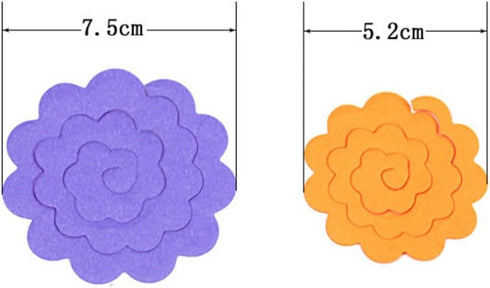 ODETOJOY Flower Quilling Paper Strips Craft Make Paper Flowers Kit for Scrapbooking (Rose Flower Paper)...