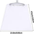 20 Packs Clear Plastic Clothes Covers 47inch Garment Bags for Hanging Clothes Dry Cleaning Hanging Dust Proof Garment Bags Clear Clothes Covers fo...