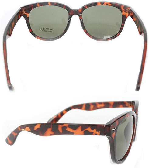 Utopiat Audrey Style Sunglasses for Women - Tortoiseshell,Retro Cat-Eye frame, UV-400 Protection and Polarized Lense...