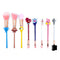 Makeup Brush Set w/Pouch Cosmetic Brushes With Sailor Moon Gems(KS-BTS)...