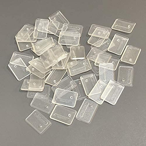 EBCO 50 Pieces Plastic Action Figure Stand Base for 3.75inchGI Joe Figure Toy Exclusive Upgrade Clear Display Stand Tool,Transparent...