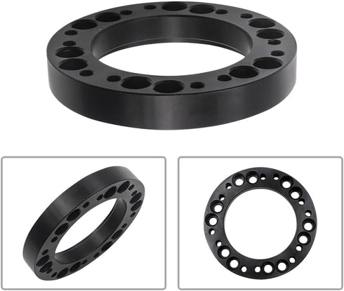 Steering Wheel Adapter Spacer, Aluminum Alloy Steering Wheel Hub Spacer, Steering Wheel Hub Adapter Extension Spacer, 12.5mm 1/2" Wheel Spacer for...