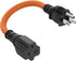 1Ft 12AWG 15 Amp Household Plug to 20-Amp Adapter Cable Nema 5-15P to 5-20R,5-15P to 6-15R/20R T-Blade 20Amp to 15Amp AC Plug-Adapter Cable,Heavy ...