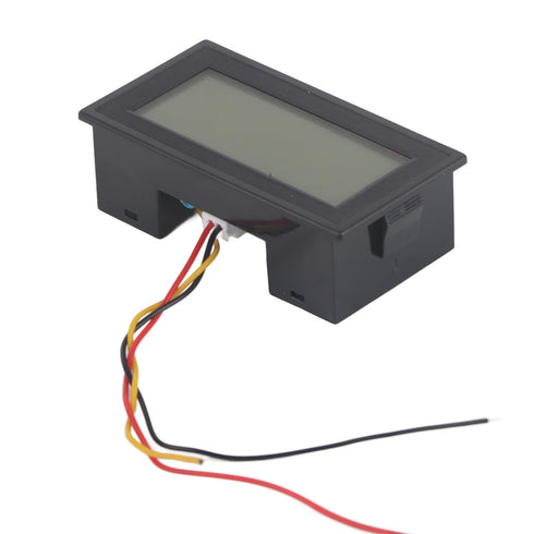 LCD DC Voltmeter,YB5135D Digital Three Wire Voltage Meter Monitor Voltmeter,LCD Display with Blue Backlight,ABS Waterproof Shell,High Measurement ...
