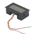 LCD DC Voltmeter,YB5135D Digital Three Wire Voltage Meter Monitor Voltmeter,LCD Display with Blue Backlight,ABS Waterproof Shell,High Measurement ...