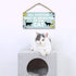 TOARTi Funny Cat Wood Sign 12.5x25cm Cat Gift for Cat Lover Gifts Black Cat Wooden Plaque Lovely Black Cat Room Decor Cat Door Sign Funny Cat Gift...