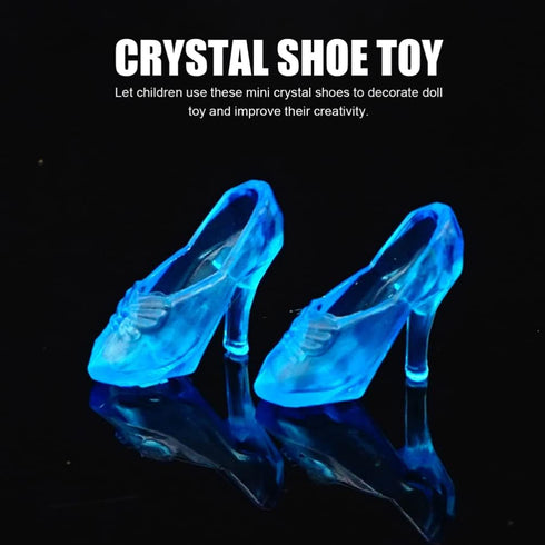 TOYANDONA 30 Pairs Doll Shoes, Fashion Doll High Heels Shoes Miniature Doll Shoes Mini Doll Costume Accessories for Girls Dollhouse Crafts ( Blue ...