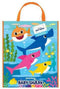 Unique Vibrant Baby Shark Plastic Tote Bag (13" x 11") - 1 Count - Colorful Party Favor, Perfect for Parties & Celebrations...