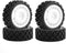 4Pcs Rubber Tire Plastic Wheel Tyre for Tamiya XV-01 XV01 TA06 TT-01 TT-02 PTG-2 RC Rally 1/10 RC Car Upgrades Parts Accessories...