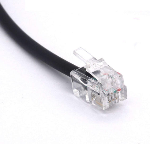 RJ9 Headset Splitter 4P4C Male to 2 RJ9 Female for Plantronics, Jabra, Hot Desking Office Phones (40cm)...