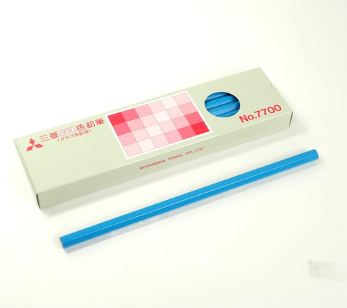 ???? Mitsubishi Pencils K7700.8 Colored Pencils, Hard No. 7700, Light Blue, 1 Dozen...