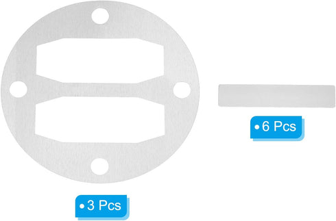 PATIKIL 47mm Head Gasket Kit Reed Valve Replacement, 3 Sets Central Pneumatic Air Compressor Parts...