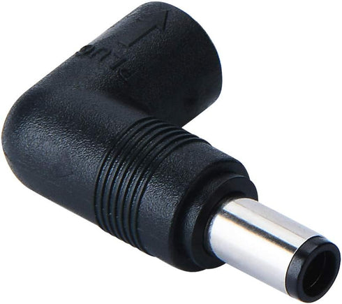 7.4mm x 7.4mm Right Angle 90-Degree Power Adapter Connector Converter for Hp Pavilion Probook Elitebook Envy Compaq Presario/Dell Latitude XPS Stu...