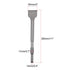 uxcell Scraping Chisel 50mm Dia. Masonry Drill Bit Hex Shank for Electric Jack Hammer Remove Scale Edging Chipping Tool...
