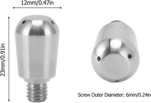 TOPINCN Coffee Machine Steam Nozzle, 3 Holes 304 Stainless Steel Coffee Maker Accessories for CRM3605 Coffee Machine...