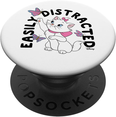 The Aristocats - Marie Easily Distracted with Butterflies PopSockets Standard PopGrip...