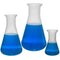 Plastic Erlenmeyer Flask Set - 3 Sizes - 50, 250, and 500ml, Karter Scientific 230C9...