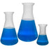 Plastic Erlenmeyer Flask Set - 3 Sizes - 50, 250, and 500ml, Karter Scientific 230C9...
