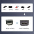 cablecc Micro USB 5Pin Male to Female Extension Panel Mount Type Cable with Screws 50cm...