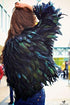 Sowder Rooster Hackle Feather Fringe Trim 5-7" in Width Pack of 5 Yards(Purple)...
