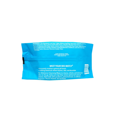 Good Clean Love Rebalance Feminine Wipes, Supports Vaginal Health Naturally & Reduces Odor, Moisturizing & Cleansing Hygiene Product Made with Alo...