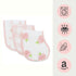 Ziggy Baby Muslin Burp Cloths, Burpy Bib Set (3 Pack) Pink Peony, Heart and Buffalo Plaid...