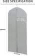 Garment Bags for Travel, 50'' Garment Bags for Hanging Clothes, Suit bag (Set of 2, 23.3'' X 50'')...