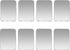 SALEX Replacement Metal Plates Set for Magnetic Car Mount, Wall, Phone Holder. 8 Large Silver Iron Discs Without Holes for Magnets. 3M Adhesive Th...