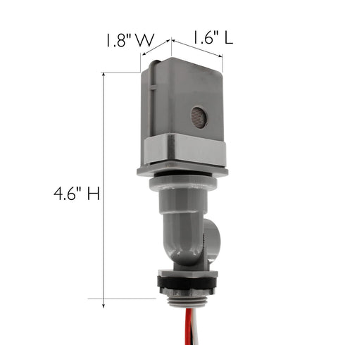 Design House 588087 Swivel Mount 120-Volt Outdoor Photocontrol, Commercial/Residential Use, Dusk to Dawn Sensor...