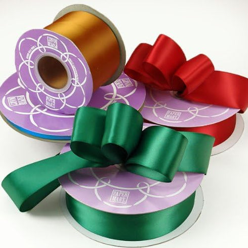 Emerald Green Double Face Satin Ribbon 7/8" X 50 Yards...