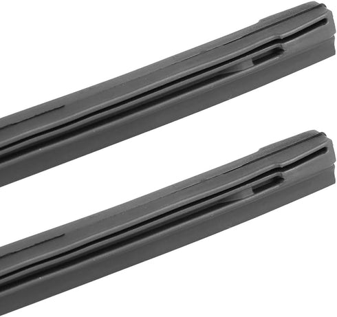 X AUTOHAUX 4pcs 475mm 650mm 19" 26" 8x10mm 3 Section Car Windshield Wiper Blade Refill...