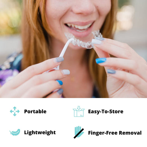 Aligner Remover (White) - Capsule Products presents a sleek, beautiful Aligner Remover Tool, in white. This tool is designed to work for all clear...
