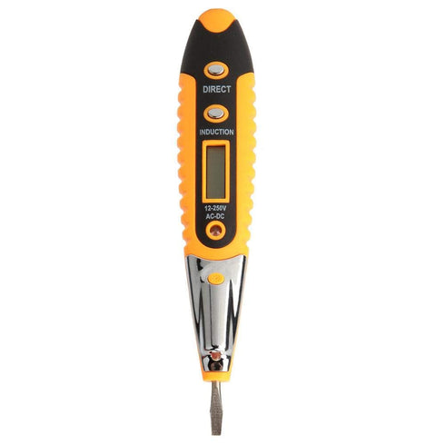 Test Pencil, Multi-Function Digital Display Voltage Tester Voltage Test Pen Pencil AC DC Detector with LED Lighting for Home Industry...