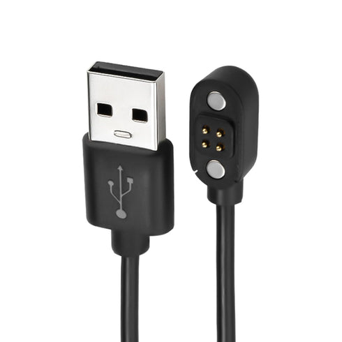 Replacement Magnetic Charging Cable for Bone Conduction Headphones, USB Charger Cord for 4-pin Interface Bone Conduction Headphones, Smartbands, a...